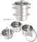 Stainless Steel Juicer Steamer 11 Quart Large Capacity Ergonomic Handles